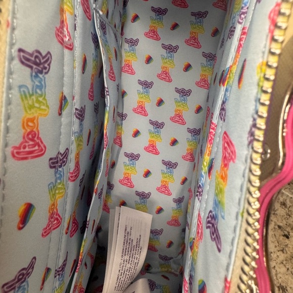 NWT ✨LISA FRANK Loungefly BUNDLE, bag and wallet with crossbody strap - Picture 4 of 10